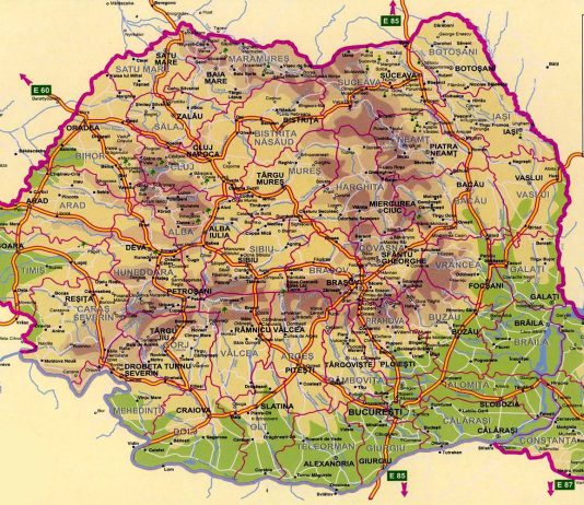 Harta Romaniei: Cele mai utile si detaliate harti ale Romaniei pentru a te orienta mai bine in tara