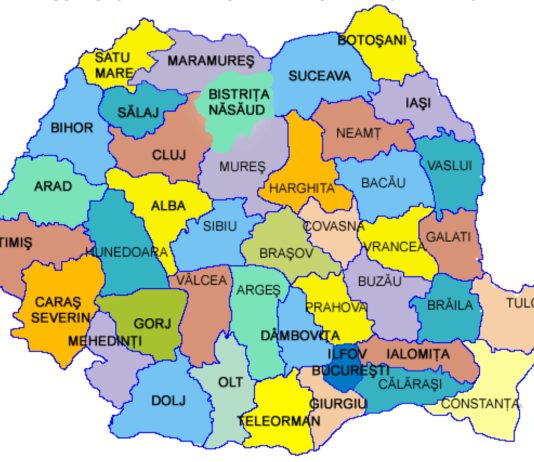 Harta României județe: Toate județele României într-o hartă interactivă și ușor de utilizat