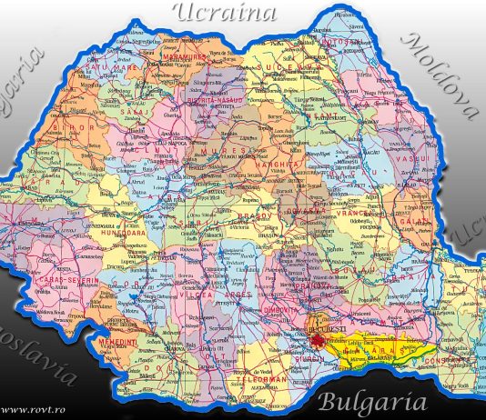 Harta turistică a României – locuri de vizitat în vacanță sau în weekend
