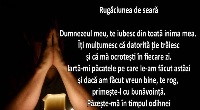 Rugăciuni de seară – texte de invocații și meditații pentru liniște și pace interioară